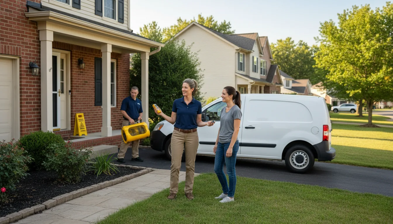 Residential water damage restoration in West Rupert, VT